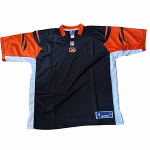 NFL Cincinnati Bengals Blank Jersey in Black and Orange Size XL